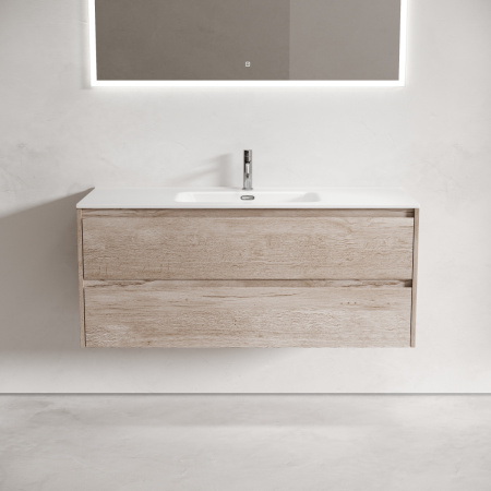 Тумба под раковину Sancos Libra LB120-1EG 120х50 подвесная цвет коричневый